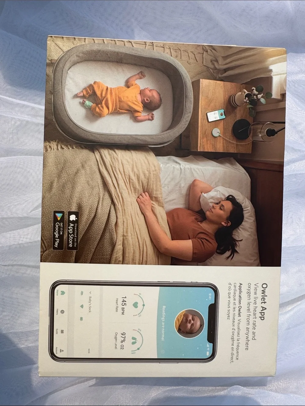 Owlet Smart Sock Baby Monitor – Mint Green